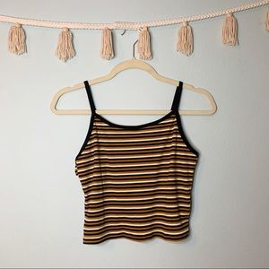 Striped Ribbed 90’s Vibe Tank Top